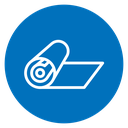 Yoga mat icon