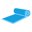 Yoga mat icon