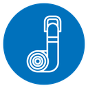 Yoga strap icon