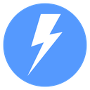 Zigzag Lightning Bolt Color Filled icon