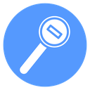 Zoom Out Double Ring Color Filled icon