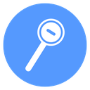 Zoom Out Magnifier Color Filled icon