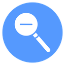 Zoom Out Color Filled icon