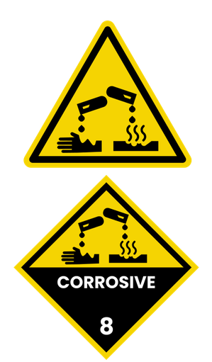 Corrosive color filled icon