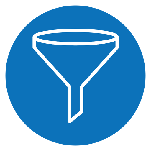 Filter color filled icon