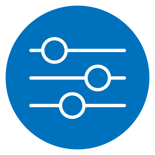 Filter Control color filled icon