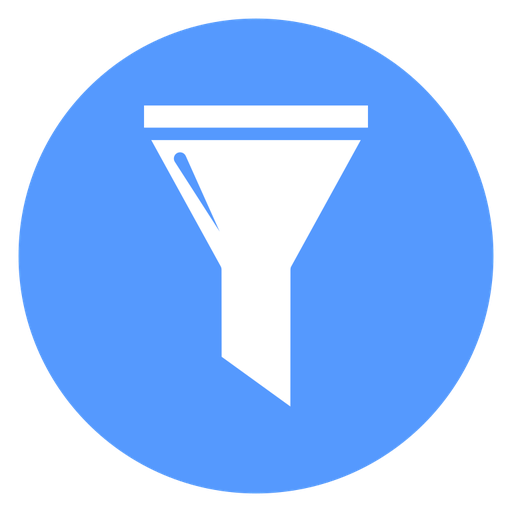 Filter color filled icon
