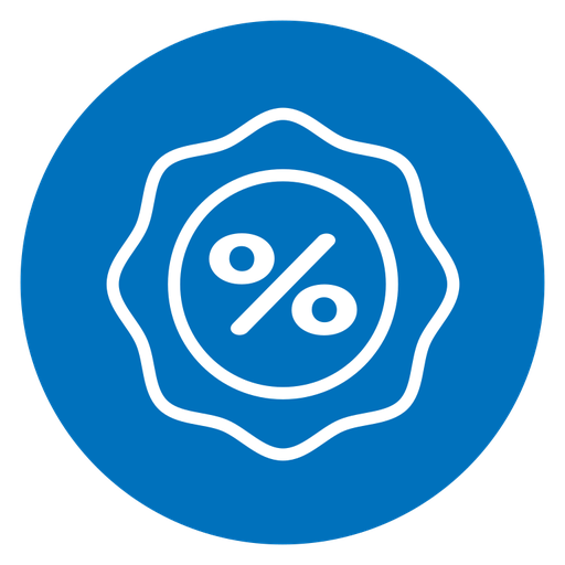 Percentage color filled icon