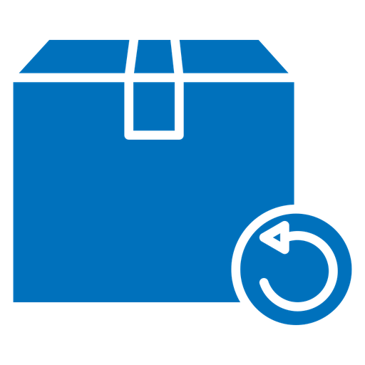 Return purchase color filled icon