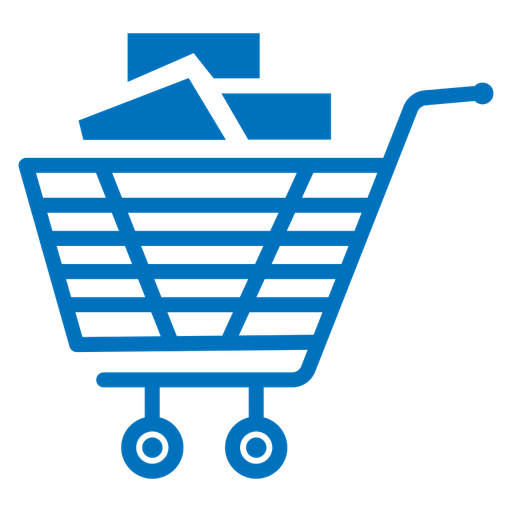 Shopping Cart Products color filled icon