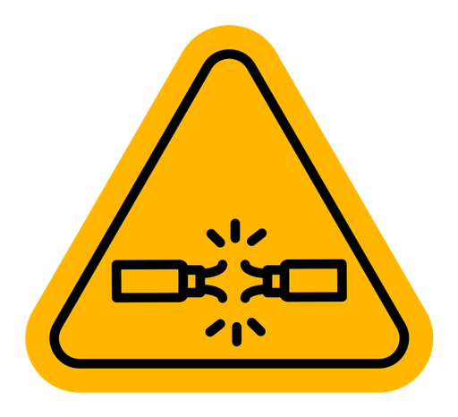 Short circuit color filled icon
