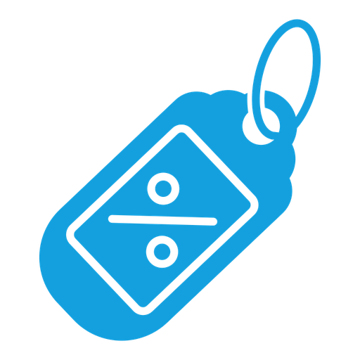 Tag color filled icon
