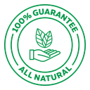 100% guarantee all natural set icon