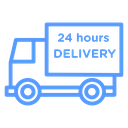 24 Hour Delivery Truck icon