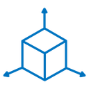 3D modeling icon