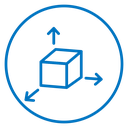 3D modeling icon