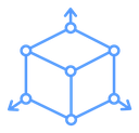 3D modeling icon