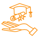 Accessible or free education icon