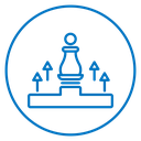 Achieve market leadership icon