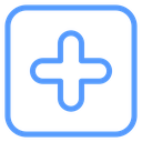 Add Rounded Square Color Outline icon