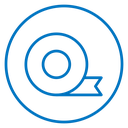 Adhesive tape icon