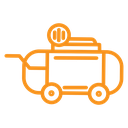 Air compressor pump icon