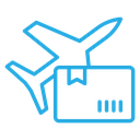 Air Delivery Parcel Plane icon