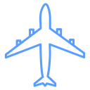 Airplane Top View icon