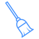 Angled Broom Bristles Color Outline icon