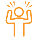 Angry person icon