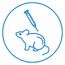 Animal testing icon