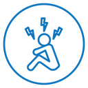 Anxiety or stress icon