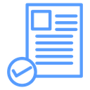 Approved Document Checkmark icon