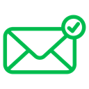 Approved Message Check Envelope icon