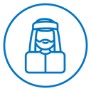 Arabic man icon