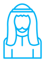 Arabic man icon