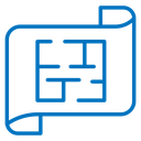 Architecture plan icon