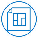 Architecture plan icon