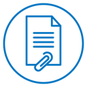 Attach document icon