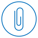 Attachment clip icon