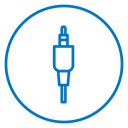 Audio jack icon