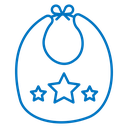Baby bib icon