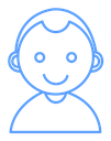 Baby boy icon
