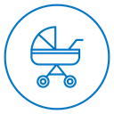 Baby carriage 2 icon