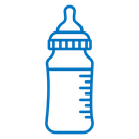Baby milk bottle icon