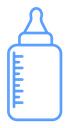 Baby milk bottle icon