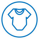 Baby onesie icon