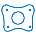Baby orthopedic pillow icon