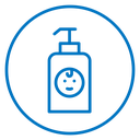 Baby shampoo icon
