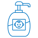 Baby shampoo icon